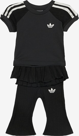 62 dydžio Rinkinys 'SLIM KNITTED TEE LEGGINGS' iš ADIDAS ORIGINALS, spalva – juoda / balta, Prekių apžvalga