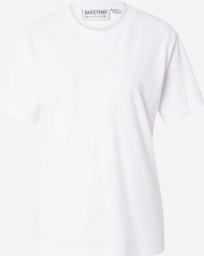 naketano T-shirt en blanc, Vue avec produit