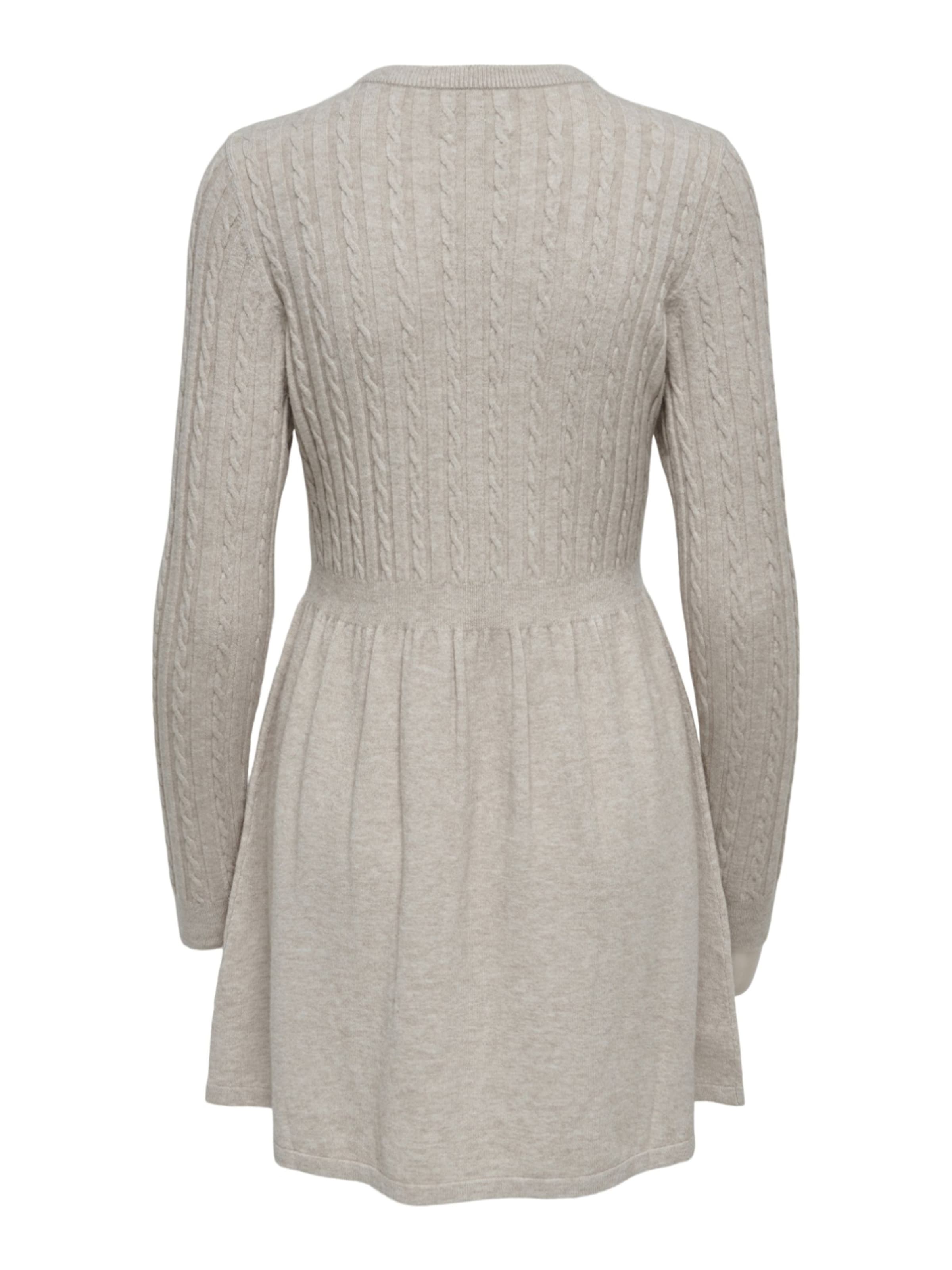 ONLY Pletené šaty 'ONLFia' - Béžová