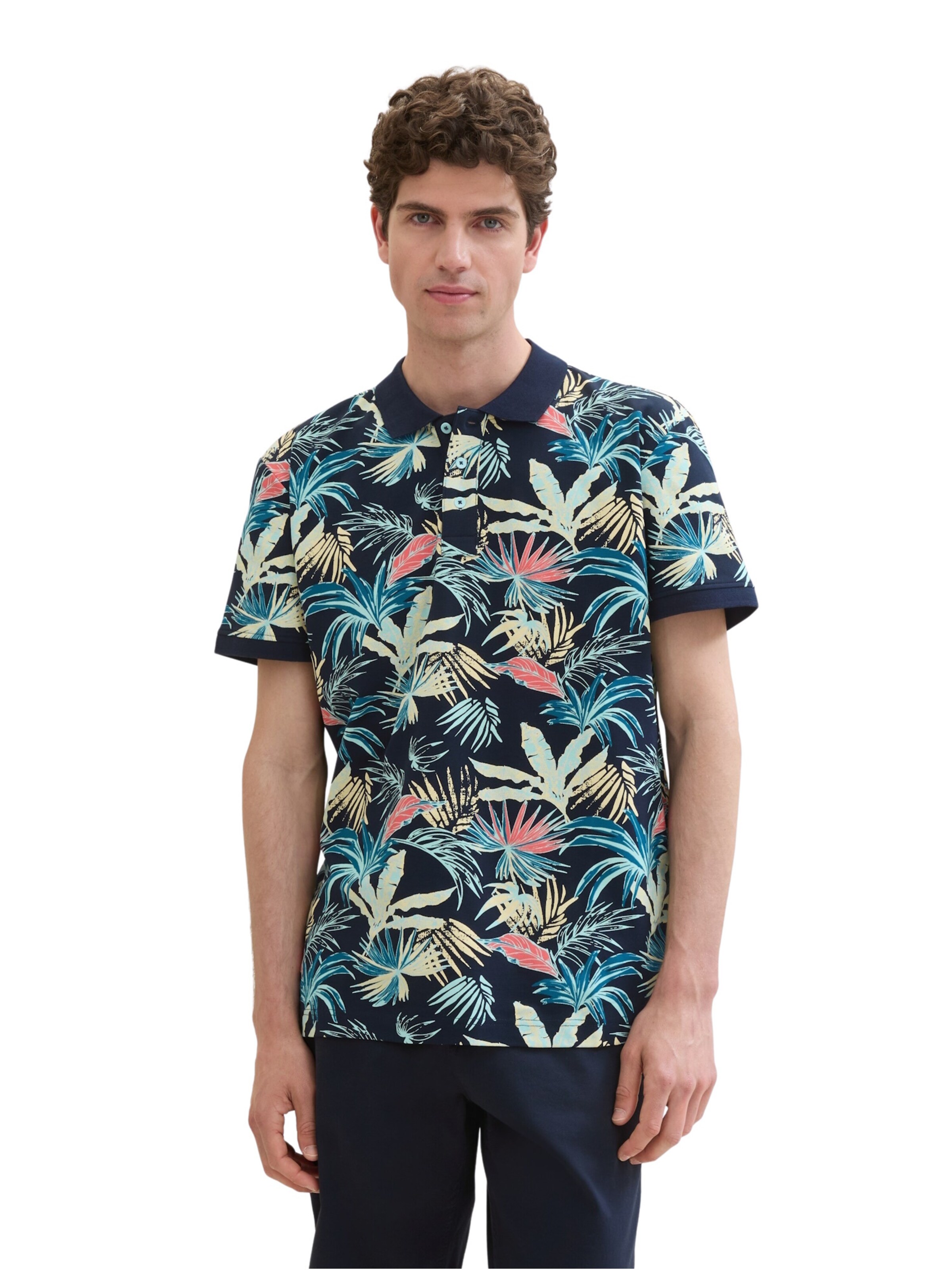 T-Shirt TOM TAILOR en bleu : devant