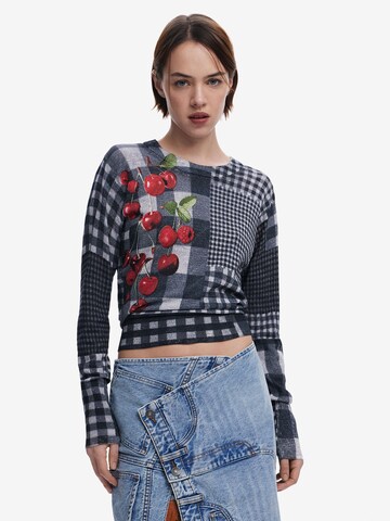 Desigual Trui in Blauw: voorkant