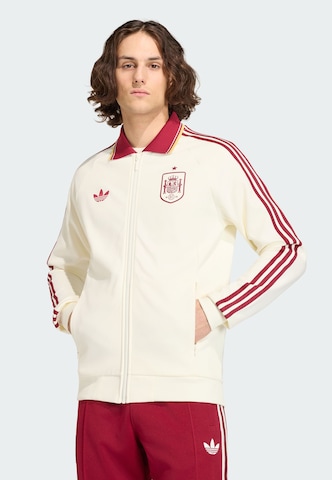 ADIDAS PERFORMANCE Sportsweatvest 'Spain Away Anthem' in Wit: voorkant