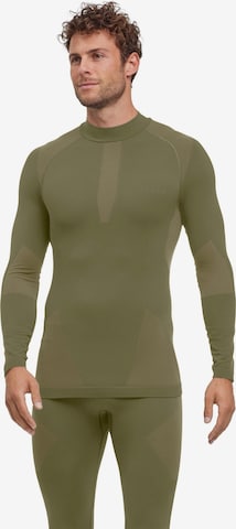 FALKE Base Layer in Grün: Vorderseite