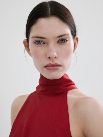 MANGO Evening dress 'CHOCO' in Red