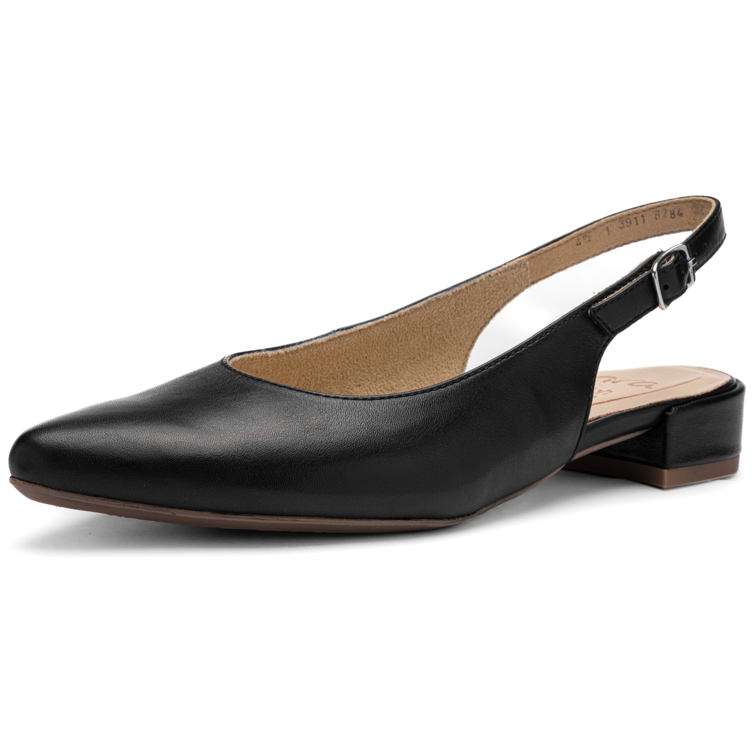 ARA Slingpumps in Schwarz: Vorderseite