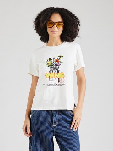 T-shirt 'BOUQUET' VANS en blanc : devant