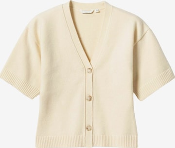 Noella Neulepaita ' N-Lenyx SS Knit ' värissä beige: etupuoli