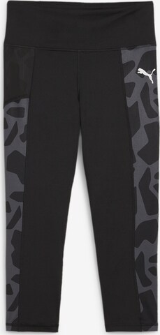 PUMA Skinny Sportbroek in Zwart: voorkant