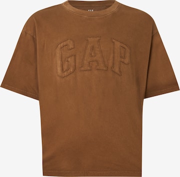 GAP Shirt 'EVERYDAY' in Brown: front