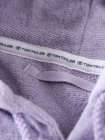 TOM TAILOR Long Bathrobe in Purple
