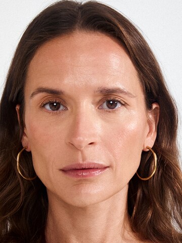 Pilgrim Обеци 'HAZE' в злато: отпред