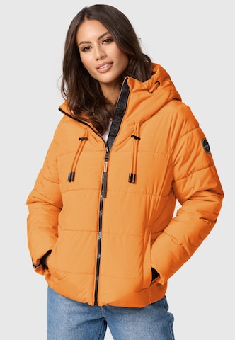 Veste d’hiver MARIKOO en orange : devant