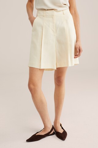 WE Studio Loosefit Pantalon in Beige: voorkant