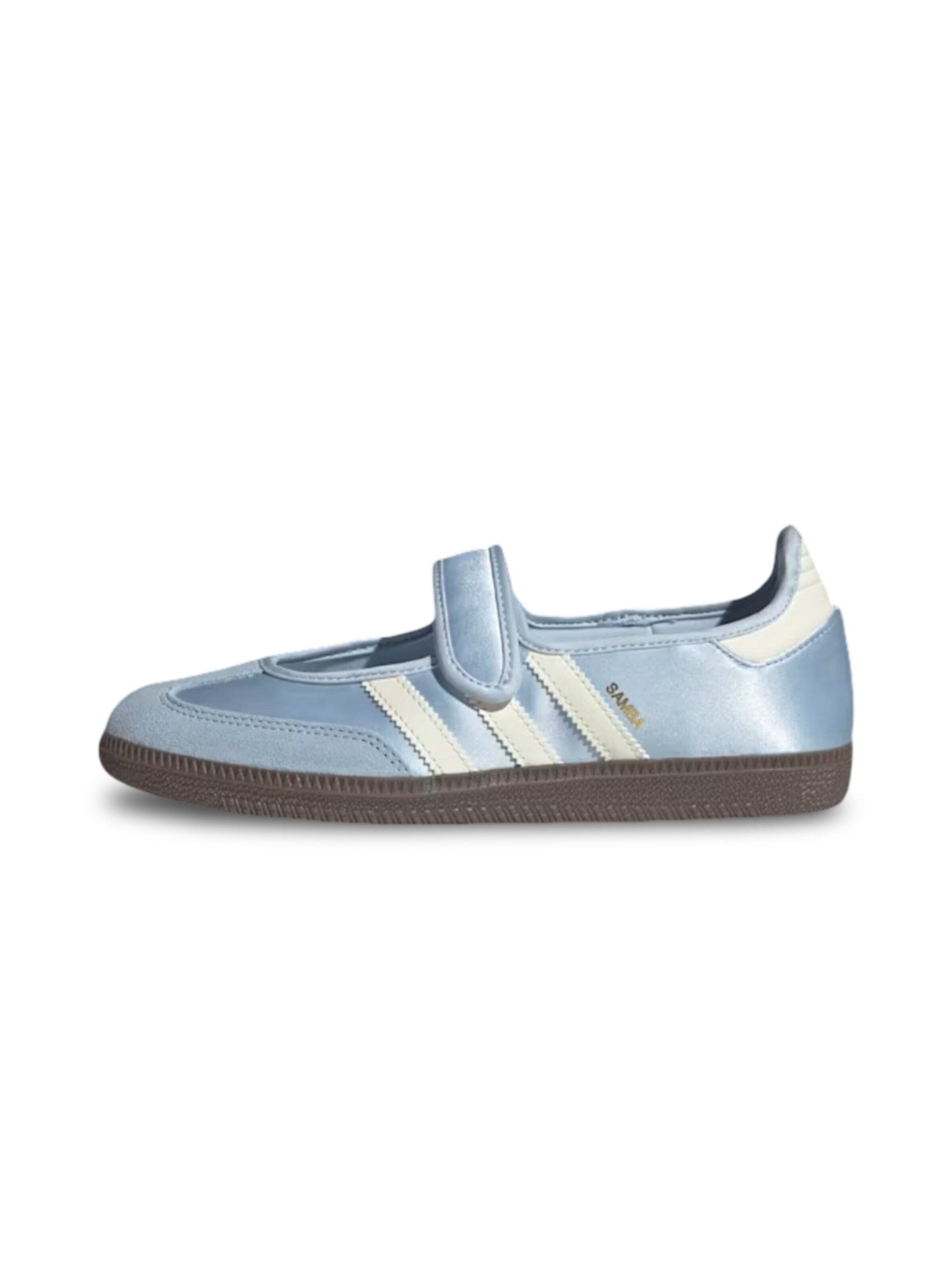 ADIDAS ORIGINALS Ballet Flats with Strap 'Samba Jane Crystal Sky' in Blue