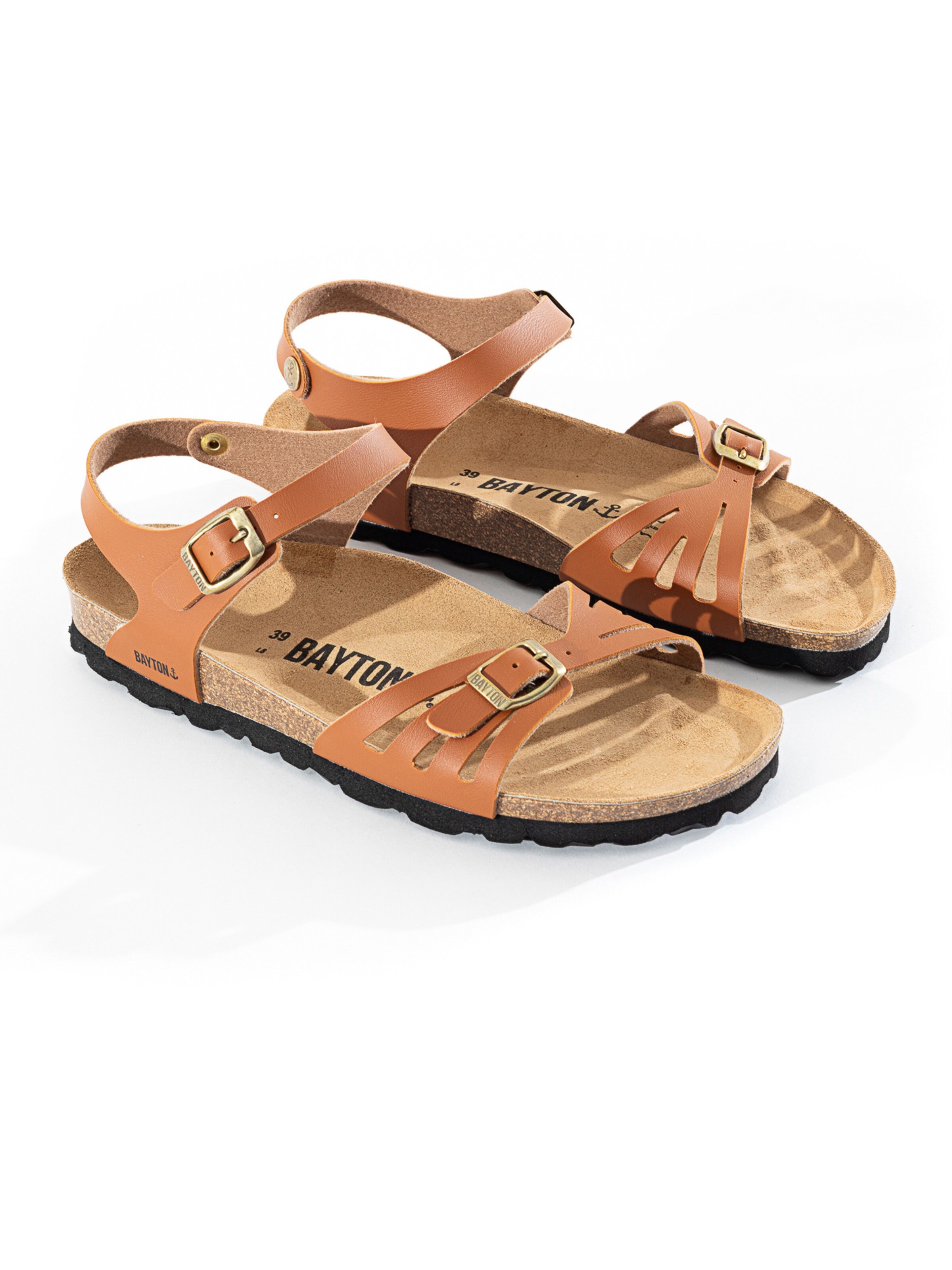 Bayton Remienkové sandále 'Eos' - Hnedá