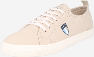 Sneaker bassa di bugatti in beige: frontale