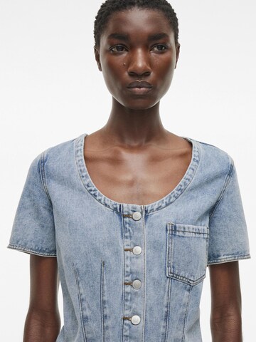 ROUGE EDIT Blouse in Blauw
