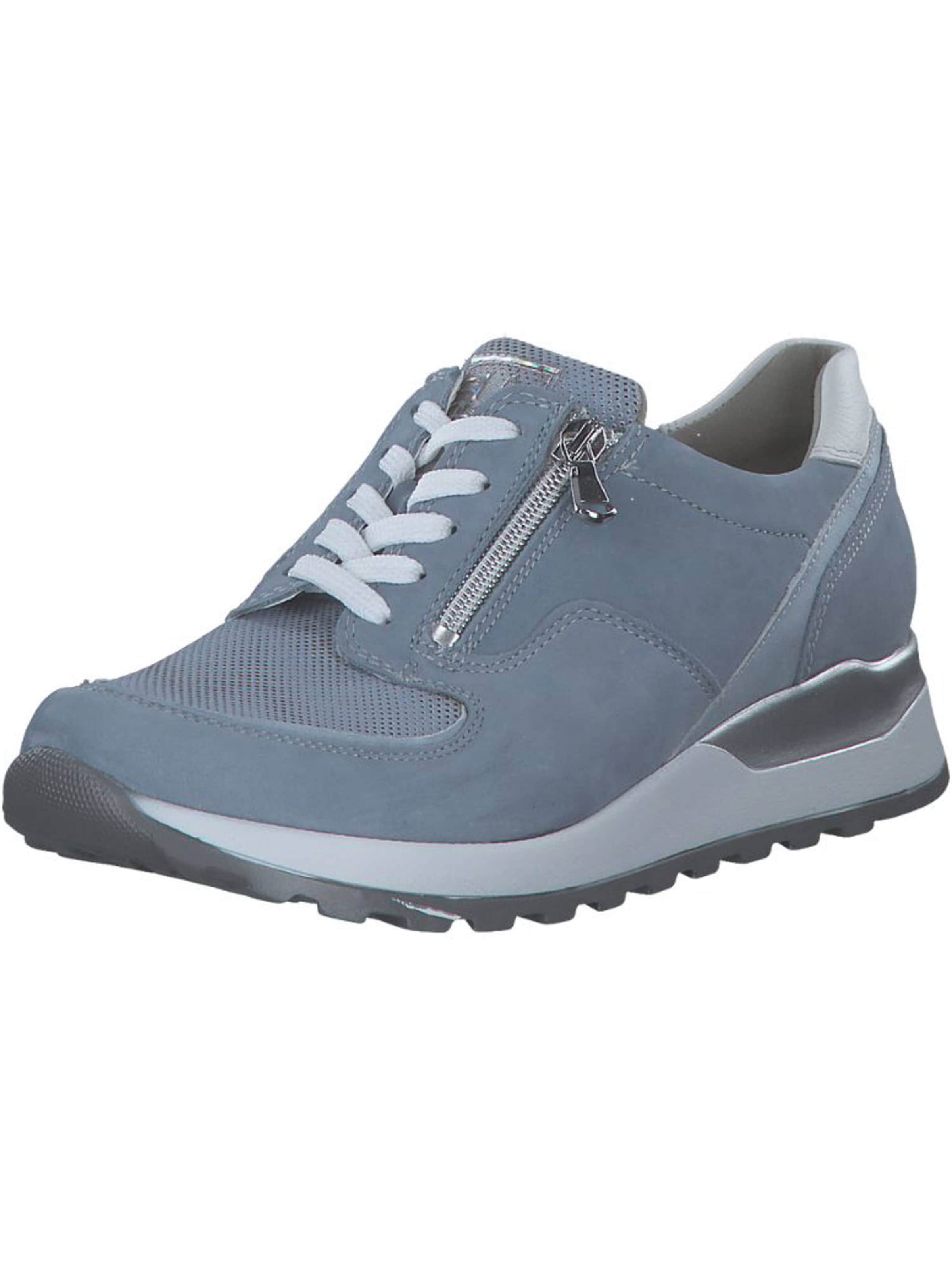 WALDLÄUFER Sportlicher Schnürschuh 'Hiroko' in Blau: Vorderseite