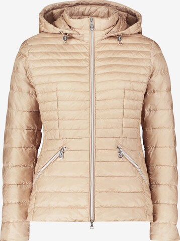 Betty Barclay Steppjacke mit abnehmbarer Kapuze in Beige: predná strana