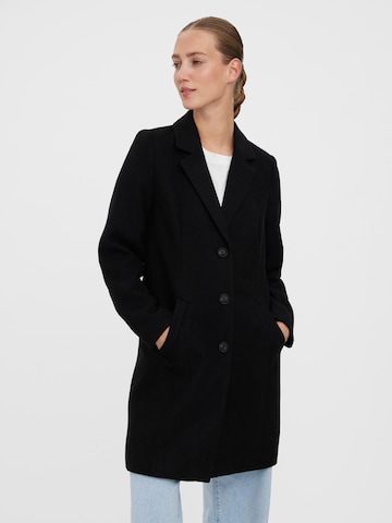VERO MODA Between-Seasons Coat 'VMCALACINDY' in Black: front