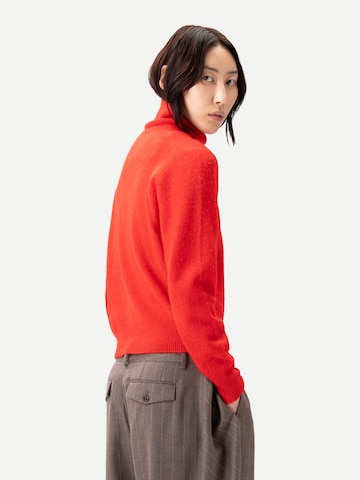 GOBI Cashmere Pullover 'Dual'‌‌ in Rot