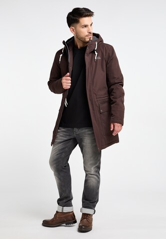 Giacca funzionale 'Arctic' di ICEBOUND in marrone