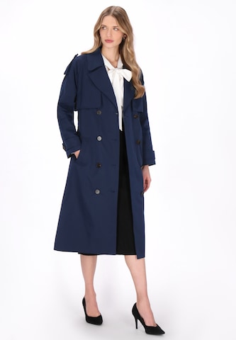 DreiMaster Klassik Between-seasons coat 'Classic' in Blue