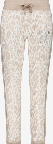 monari Regular Broek 'Leo' in Beige: voorkant