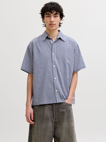 JACK & JONES Comfort Fit Hemd in Blau: Vorderseite