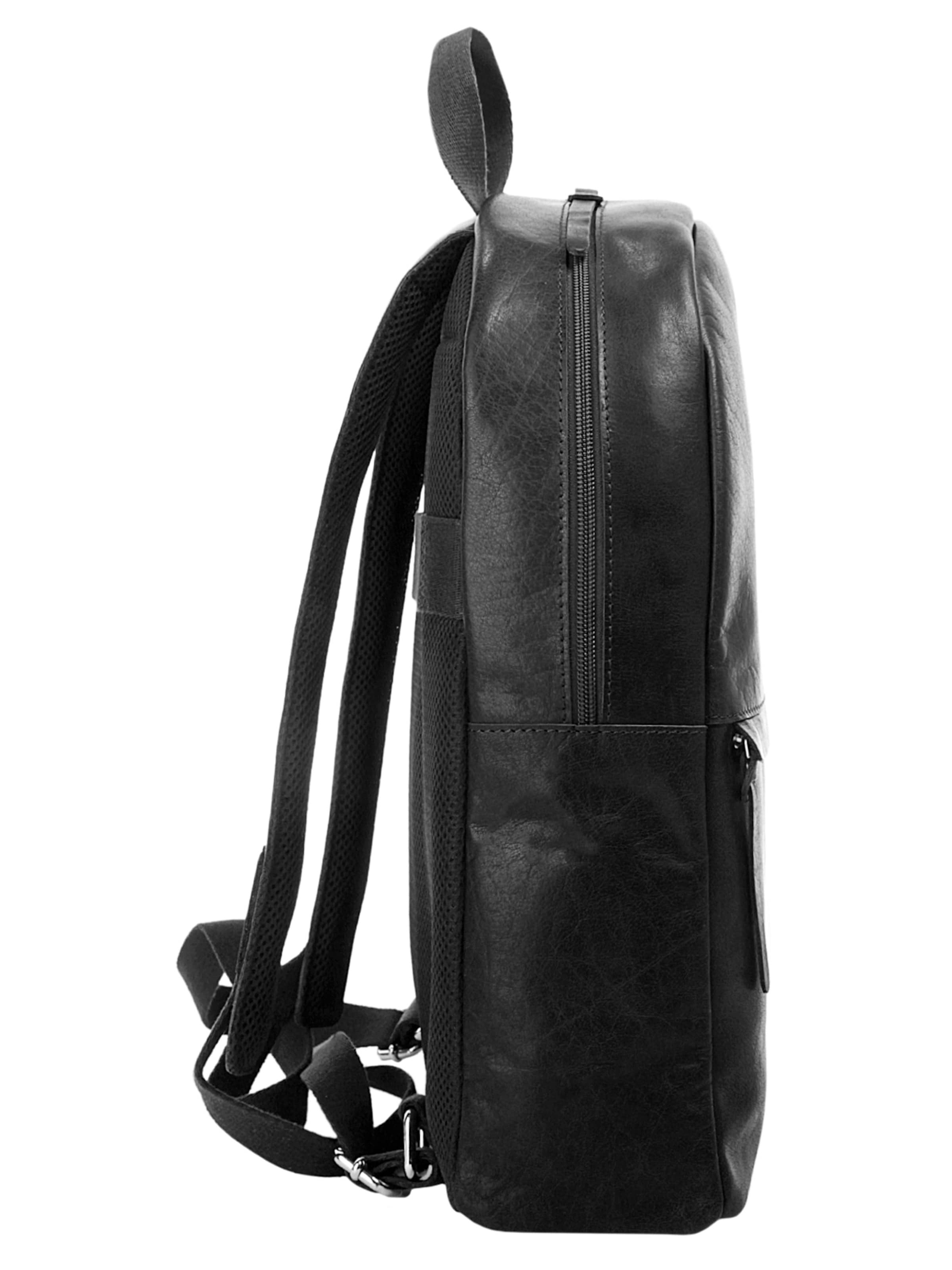 mano Rucksack 'DON PAOLO'‌‌‌‌‌‌‌‌ in Schwarz