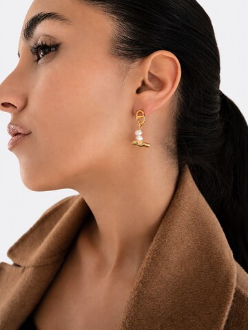 Boucles d'oreilles 'Cypress' RteRme en or
