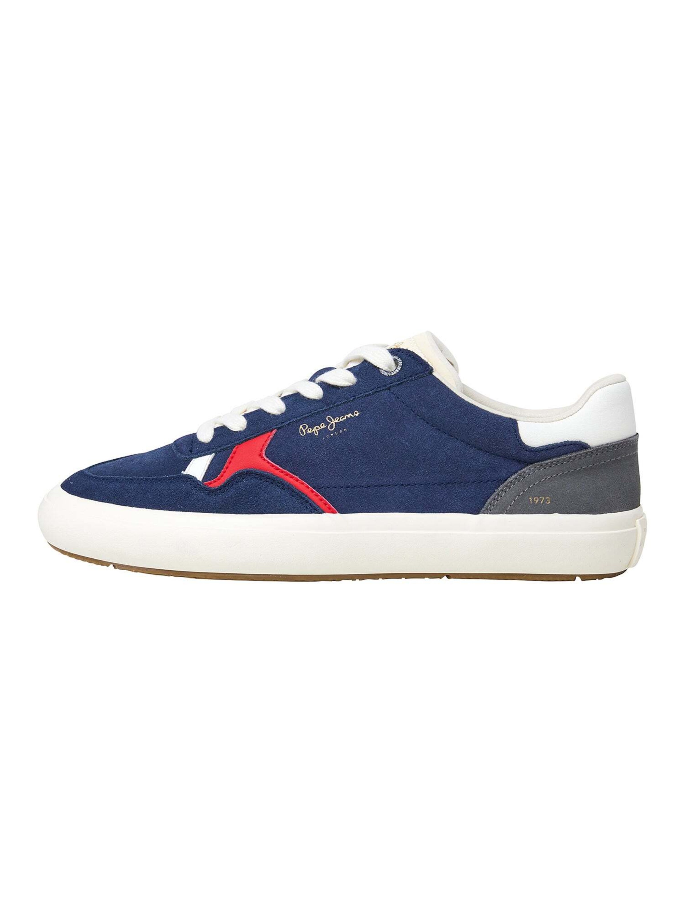 Pepe Jeans Platform trainers 'Travis City' in Blue: front