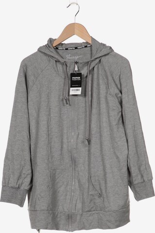 SHEEGO Sweatshirt & Zip-Up Hoodie in 6XL in Grey: front