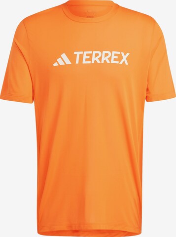 ADIDAS TERREX Performance Shirt in Orange: front