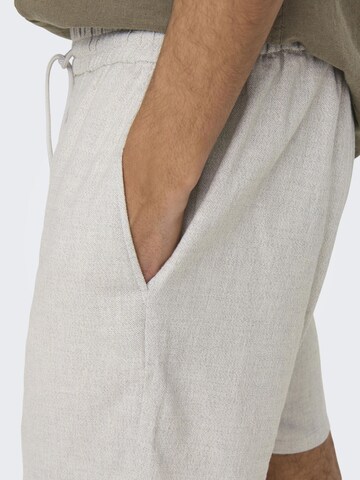 Only & Sons - regular Pantalón 'ONSTel' en blanco