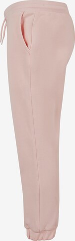 Urban Classics Tapered Pants in Pink