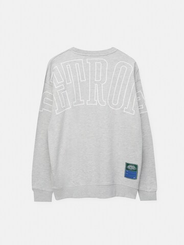 Sweat-shirt Pull&Bear en gris