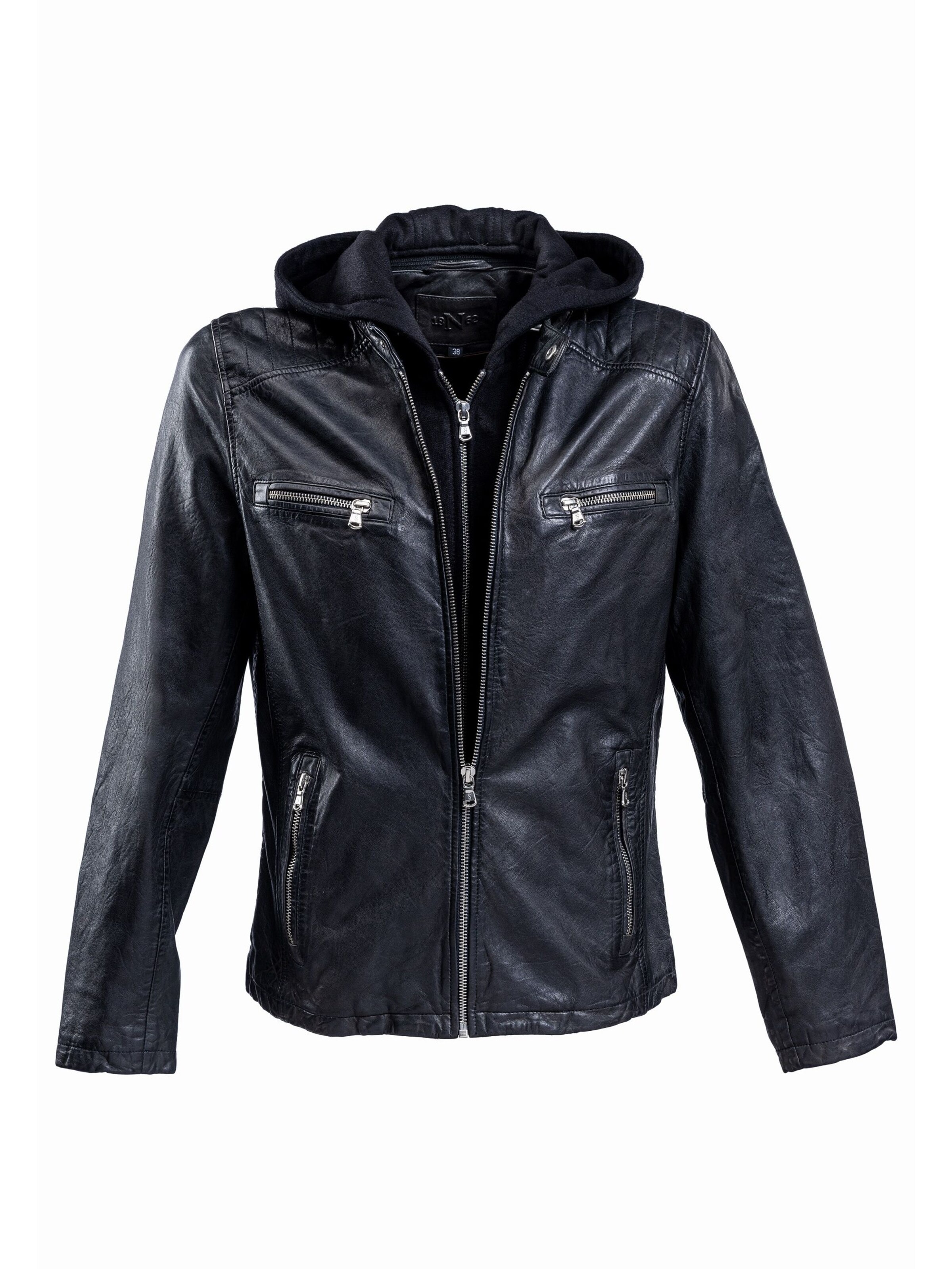 Veste mi-saison 'NEDamara' 18N62 en noir : devant