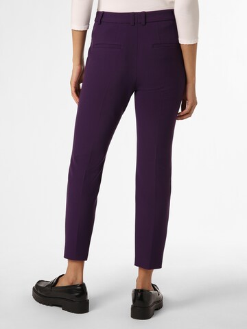Coupe slim Pantalon à plis JOOP! en violet