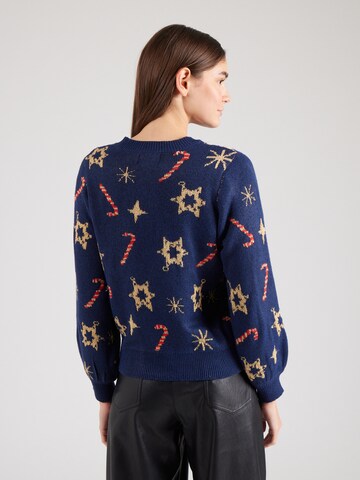 Pulover 'PCSUGAR' de la PIECES pe albastru