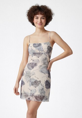 MYMO Dress in Beige: front