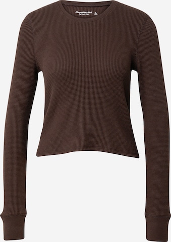 Abercrombie & Fitch Sweter w kolorze brązowy: przód