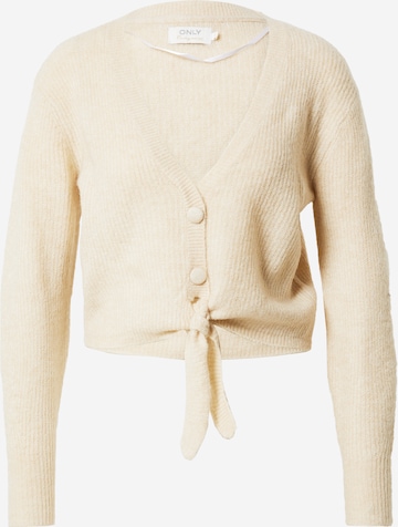 Cardigan 'MONICA' ONLY en beige : devant