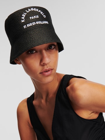 Karl Lagerfeld Hat 'Rue St-Guillaume' in Black