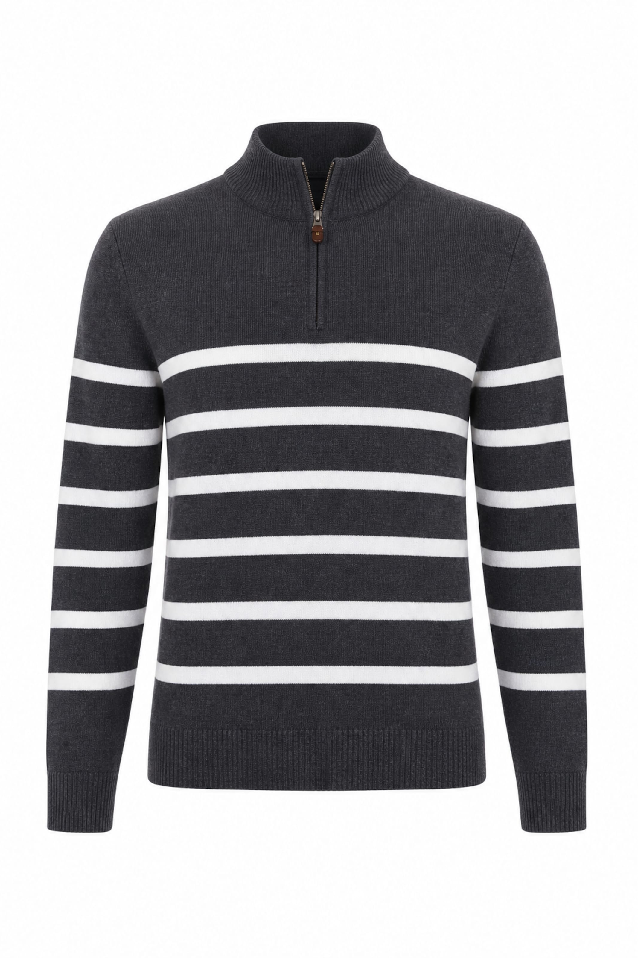 BRAVE SOUL Pullover in Grau: Vorderseite