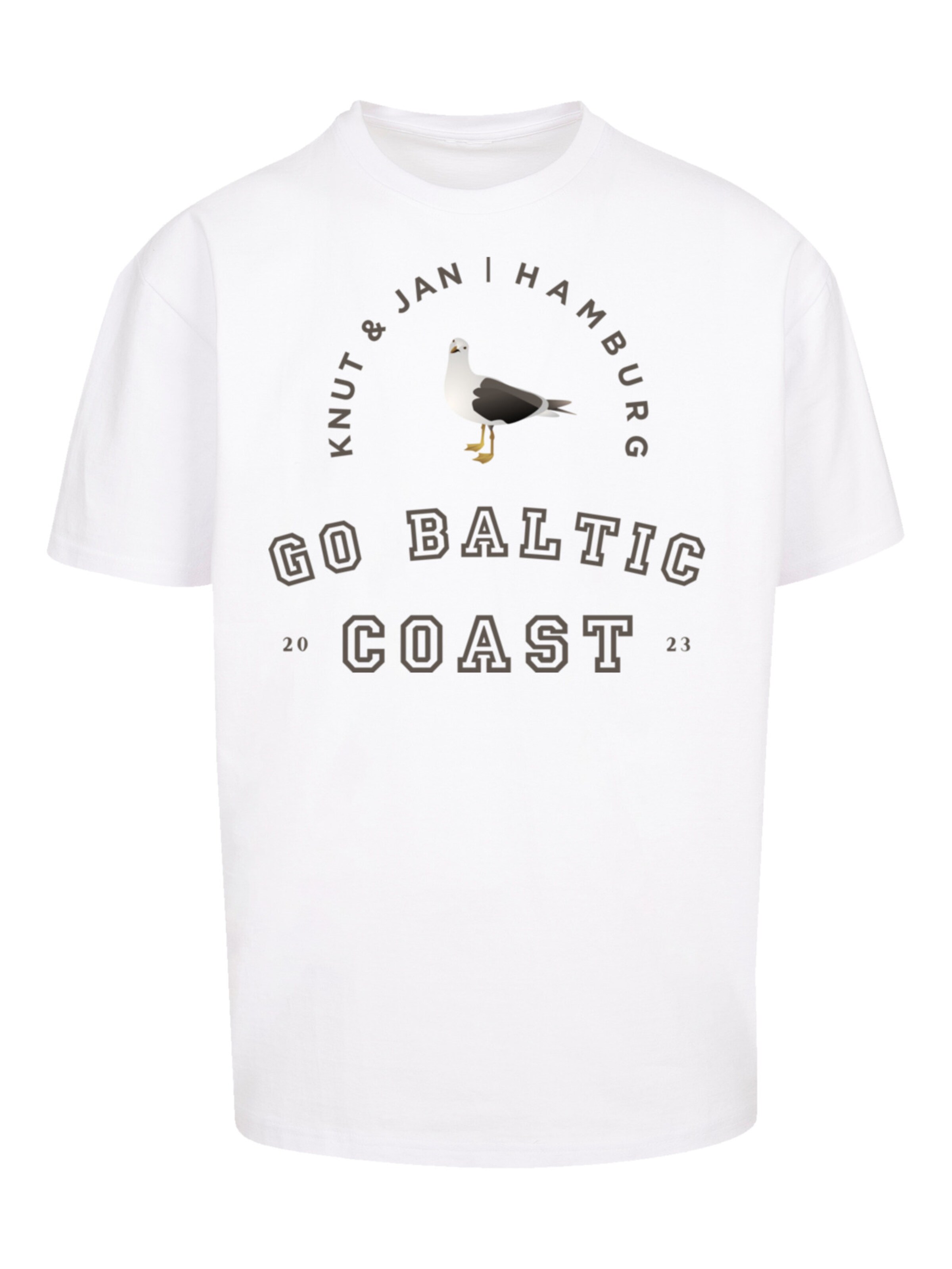 T-Shirt F4NT4STIC en blanc : devant