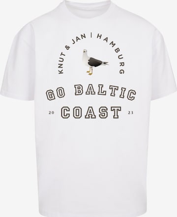 T-Shirt F4NT4STIC en blanc : devant