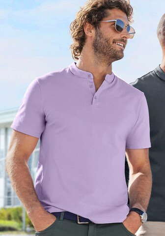 JOHN DEVIN Poloshirt in Lila