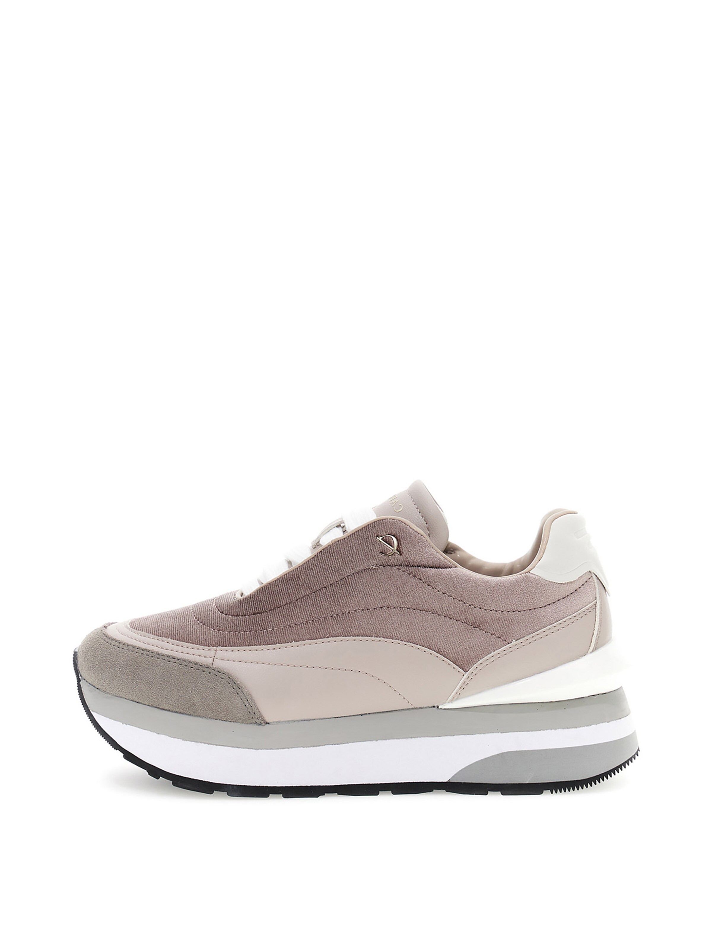 Baskets basses CAFè NOIR en beige : devant