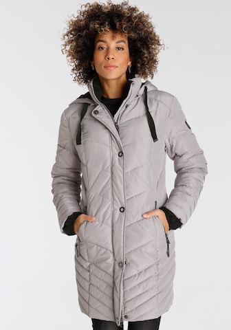 KangaROOS Winter Jacket in Grey: front